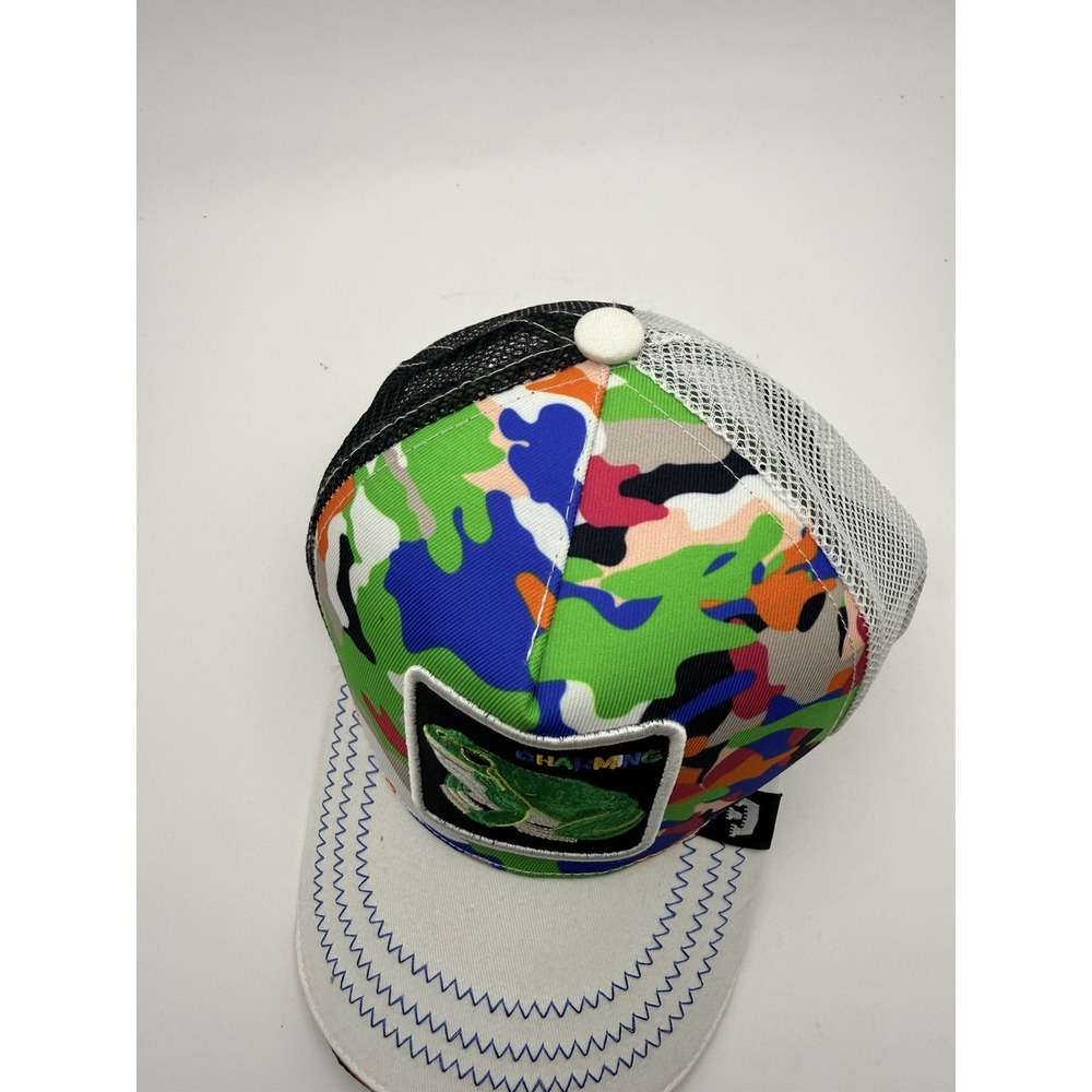 Goorin Bros FKA Prince Charming Frog Trucker Hat Camo Friday Drop Snapback - Picture 9 of 9